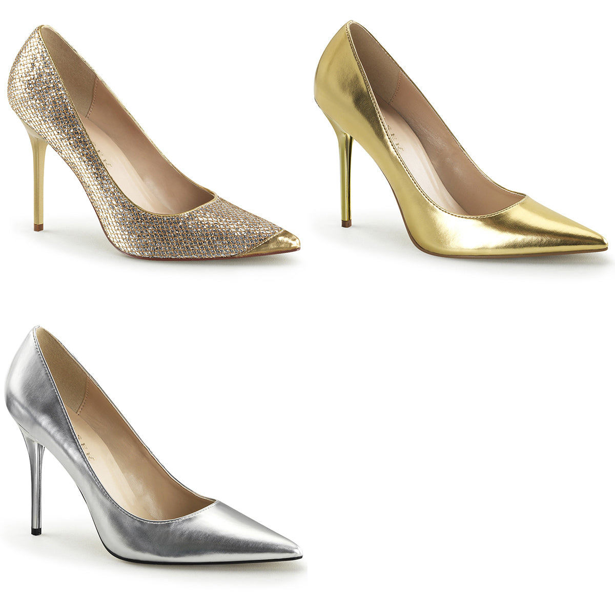 Pleaser(プリーザー)CLASSIQUE-20(Metallic)【取寄】