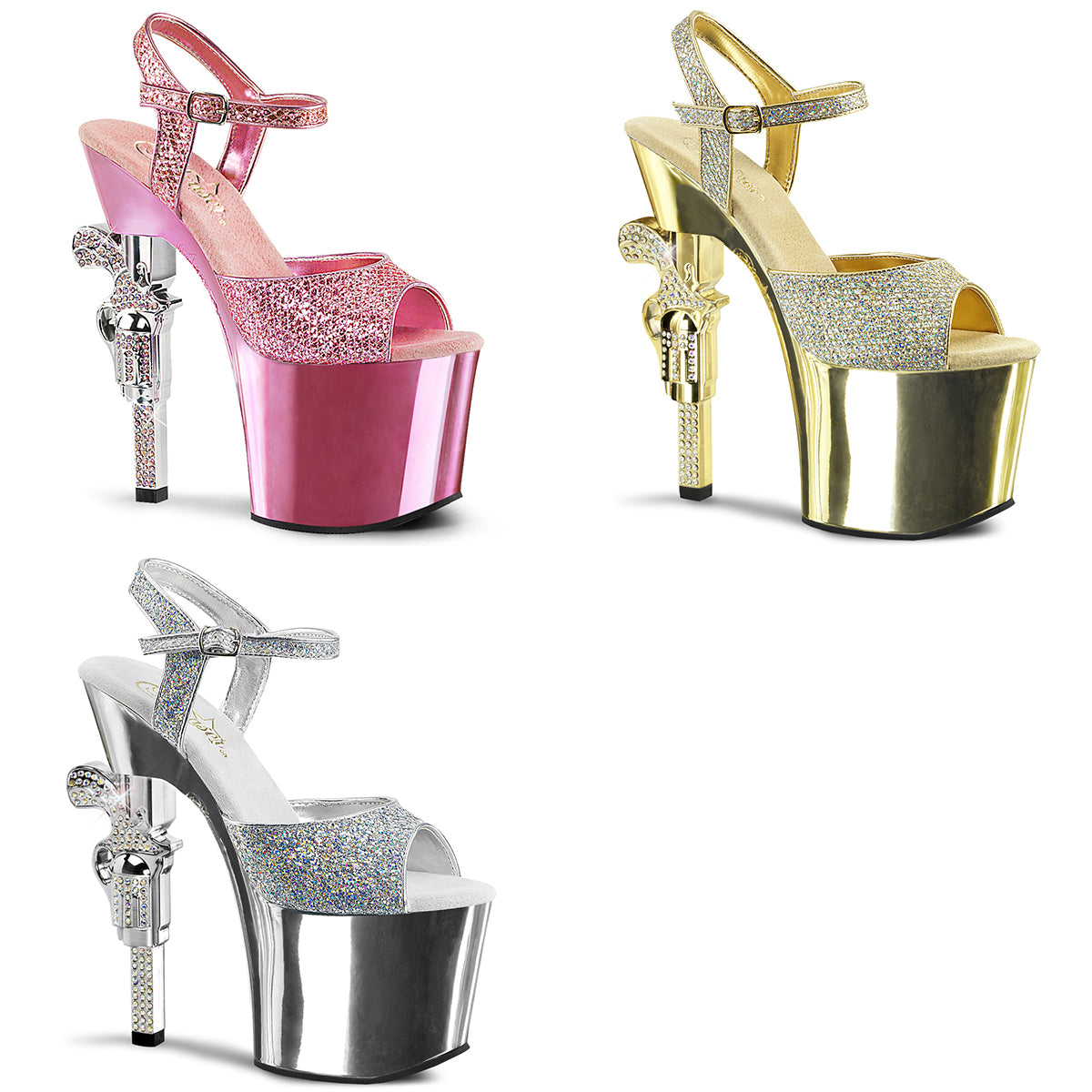 Pleaser(プリーザー)REVOLVER-709G【取寄】